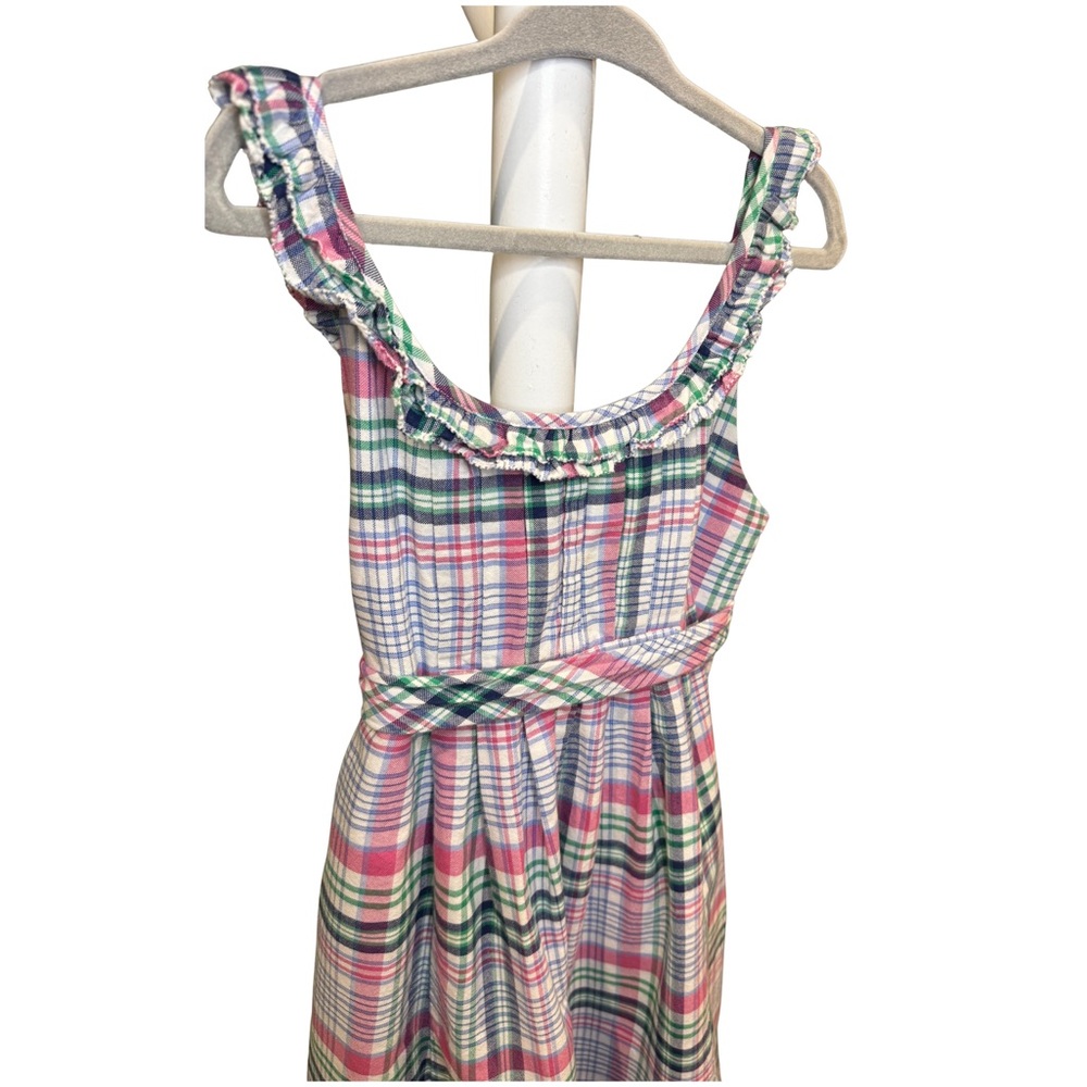 Ralph Lauren Girls Plaid Ruffle Dress – Size 6X - Picture 6 of 6